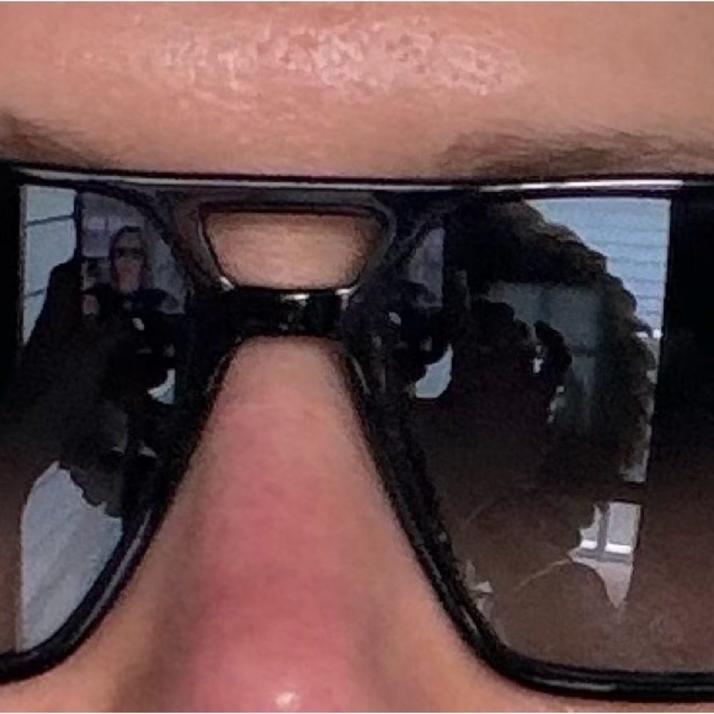 Prada PR 20-YS 5517 Black Sunglasses with Gradient Gray Lenses - Picture 6 of 11